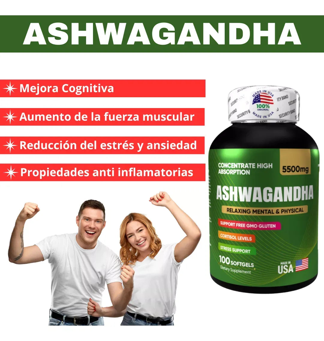 Ashwagandha KSM66 x 100 softgels