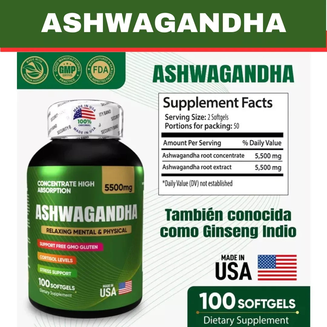Ashwagandha KSM66 x 100 softgels